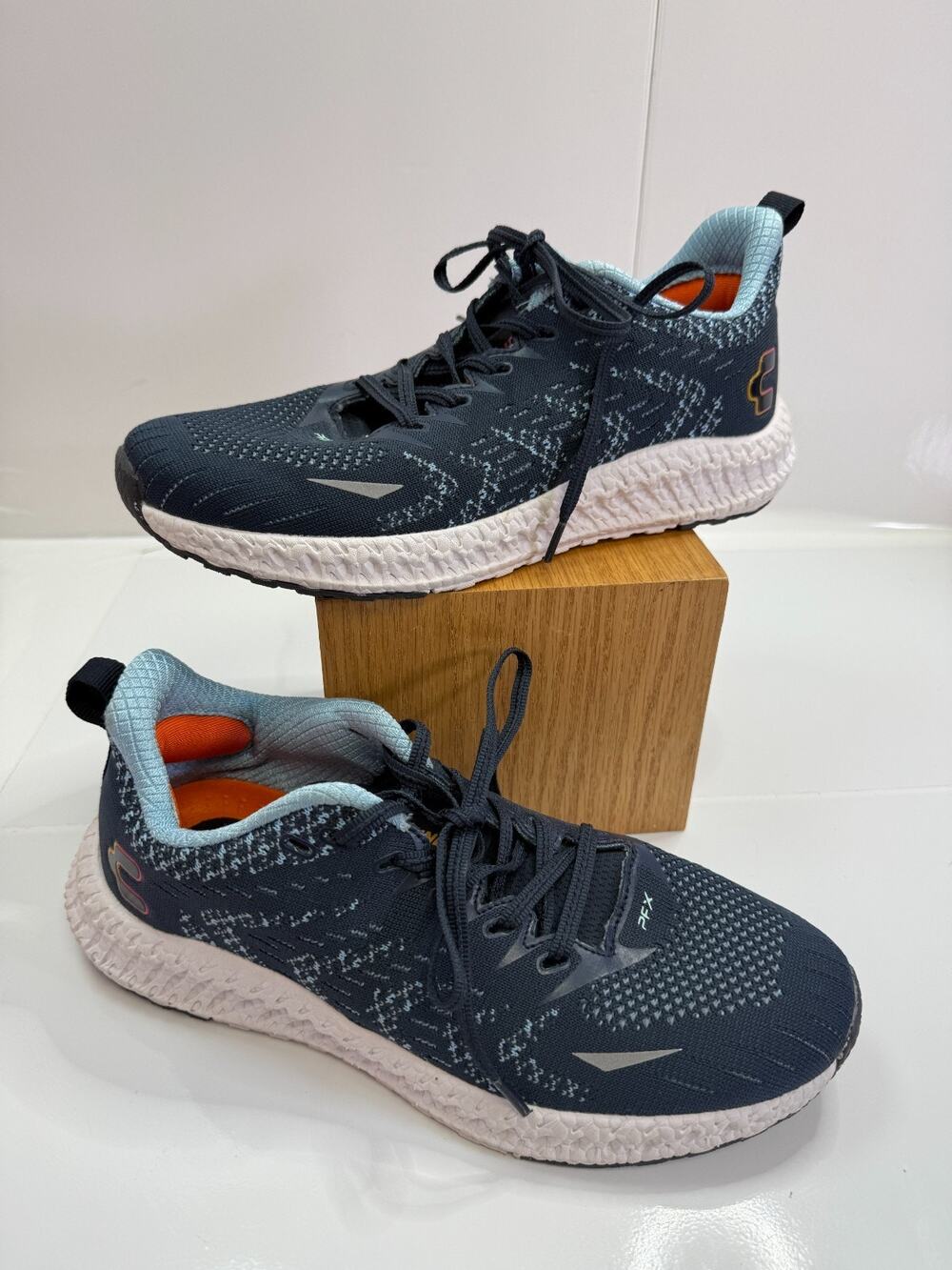 Ryka Charly PFX Navy Running Shoes Lightweight Cushioned Training Gym Womens 8.5
